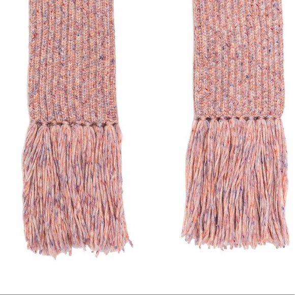Rag & Bone Devin Wool Scarf in Pink Multi Colored - Picture 5 of 5